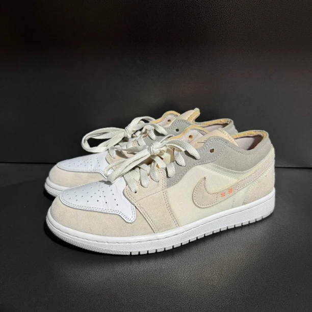 95新 AIR JORDAN 41码/aj1 灰白 低帮男款板鞋