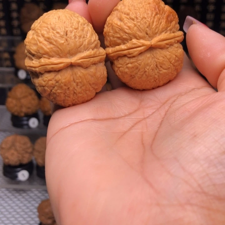 橄榄核吊坠38擂鼓双金锤