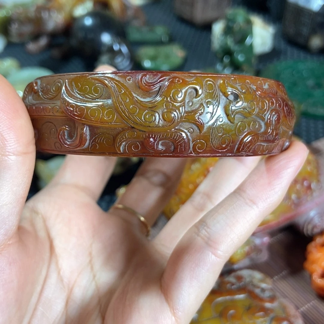 未镶嵌手镯和田玉（糖玉）通*