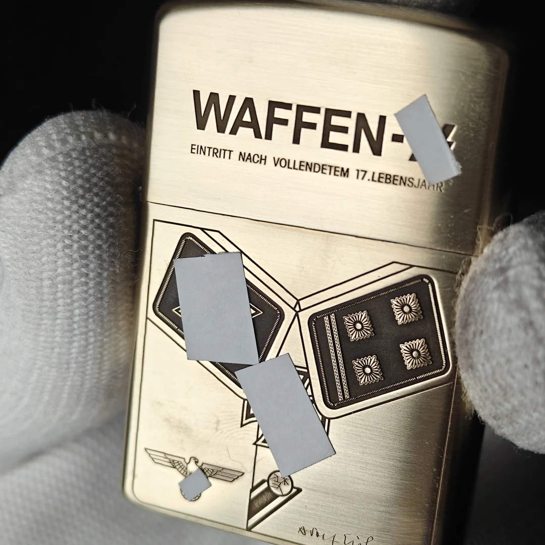 军事题材纪念经典纯铜创意精雕防风煤油打火机