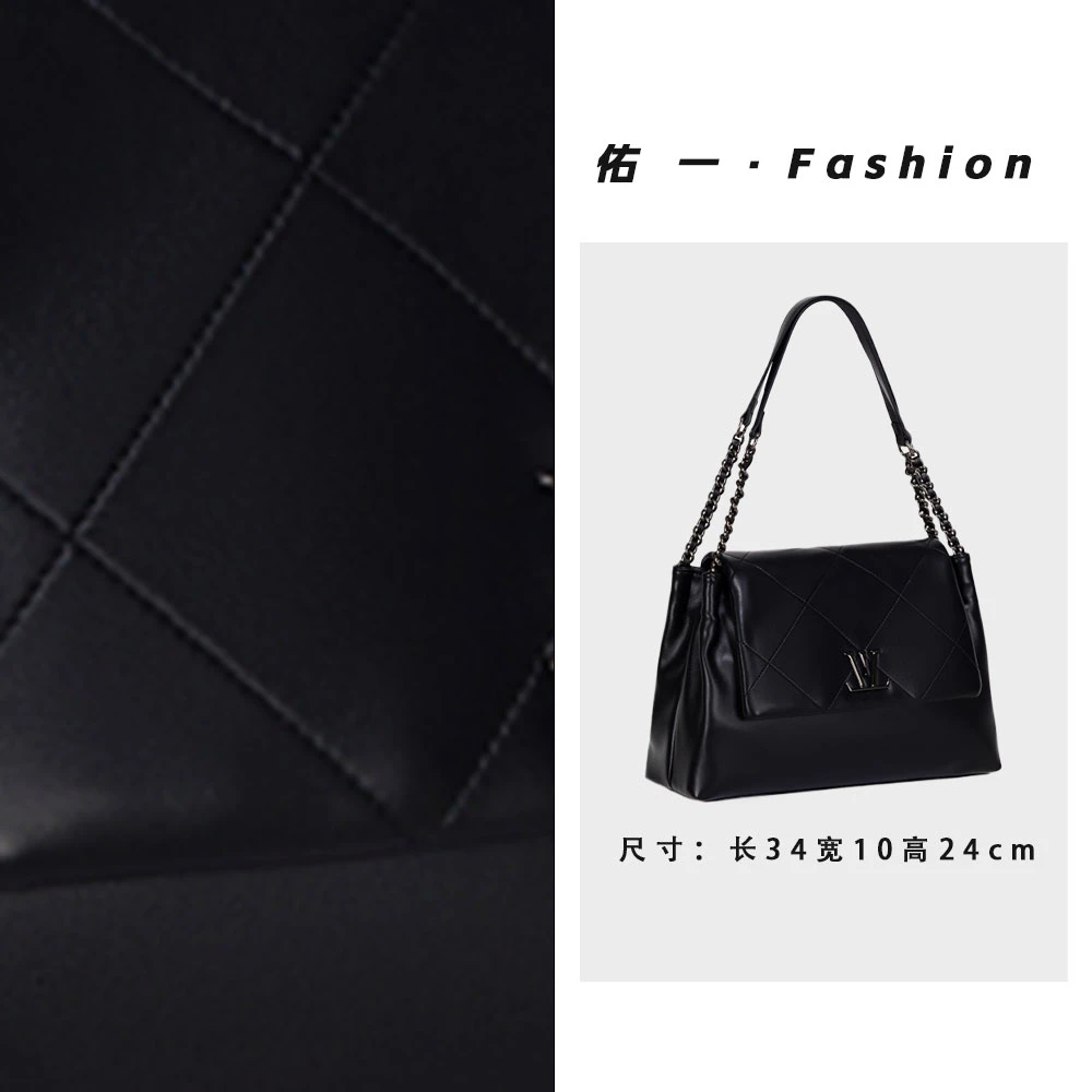 【工厂直销】GQ-17761-黑色轻奢女包