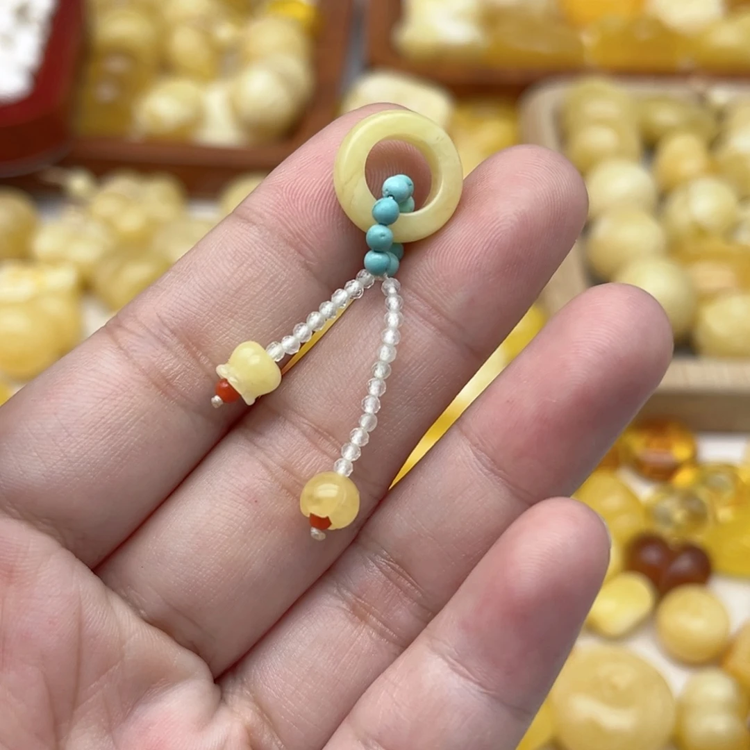 裸石蜜蜡未镶嵌天然