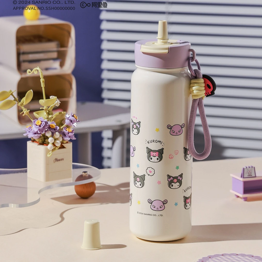 杯具熊筒筒双饮保温杯大容量杯运动便携随手杯学生上学专用杯子