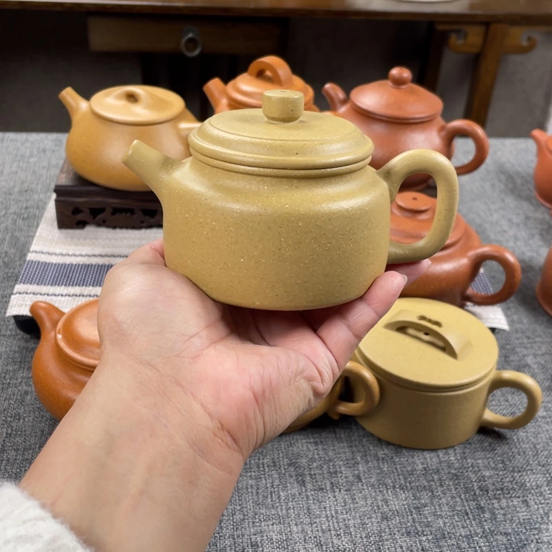 紫砂茶壶本绿德钟全手30目200