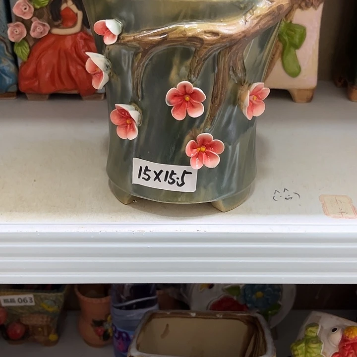 粗陶材质多肉花盆