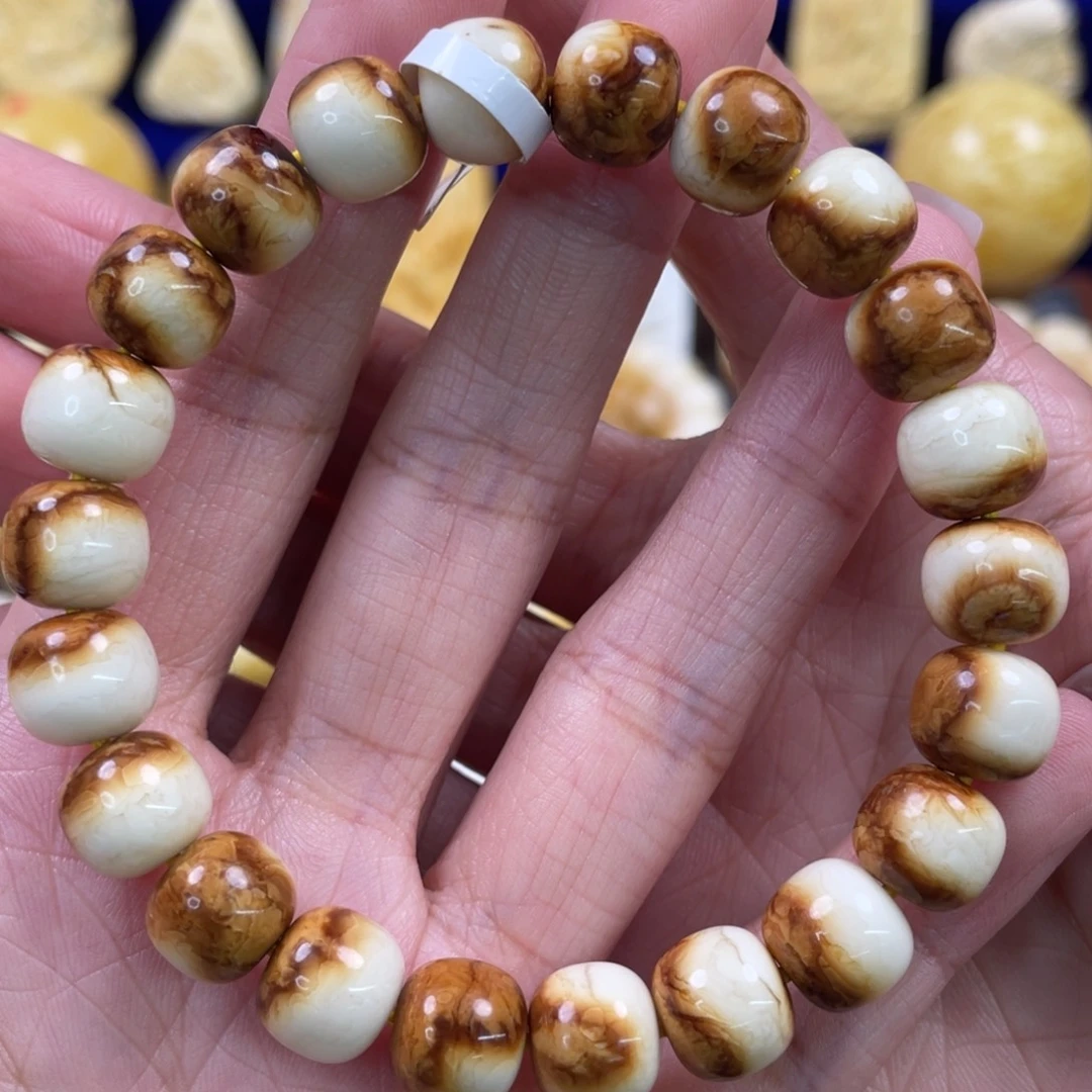 裸石蜜蜡未镶嵌琥珀蜜蜡手串卡点10mm