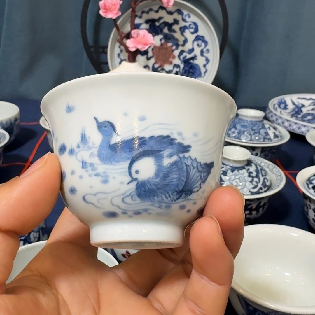青风瓷影手工手绘