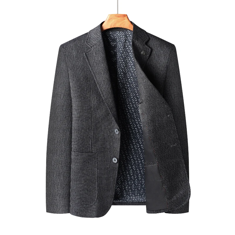 千鸟格男士休闲单西男士西服外套小个子西装男生休闲西装秋冬外套