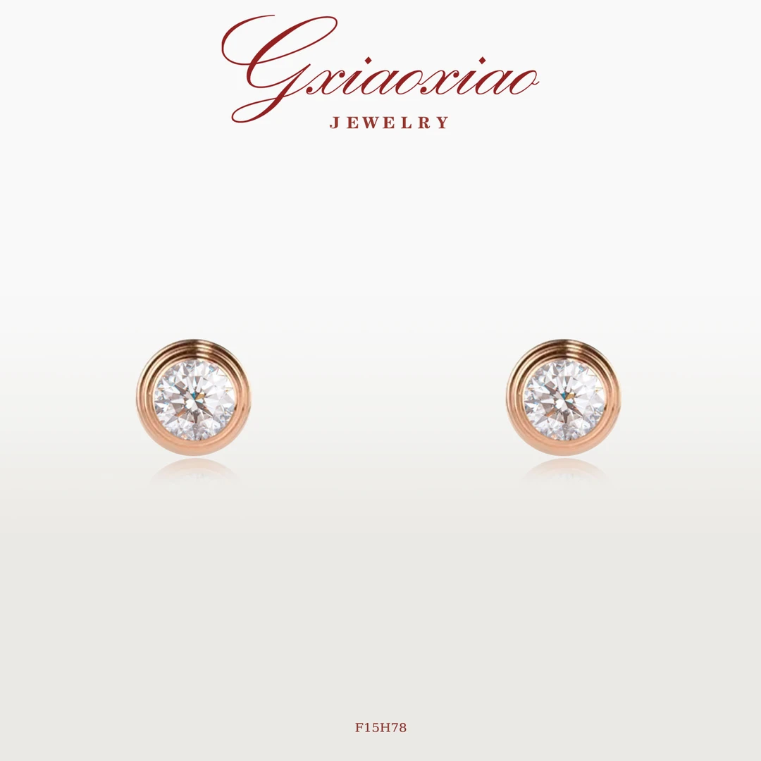 G XIAOXIAO 镀K金 时尚气质精致百搭泡泡耳环 F15H78