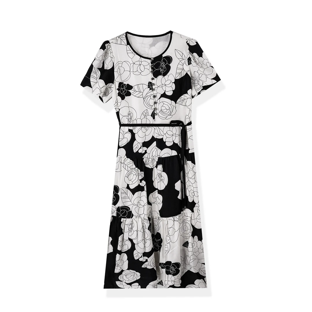 夏季连时尚女装气质显瘦衣裙2