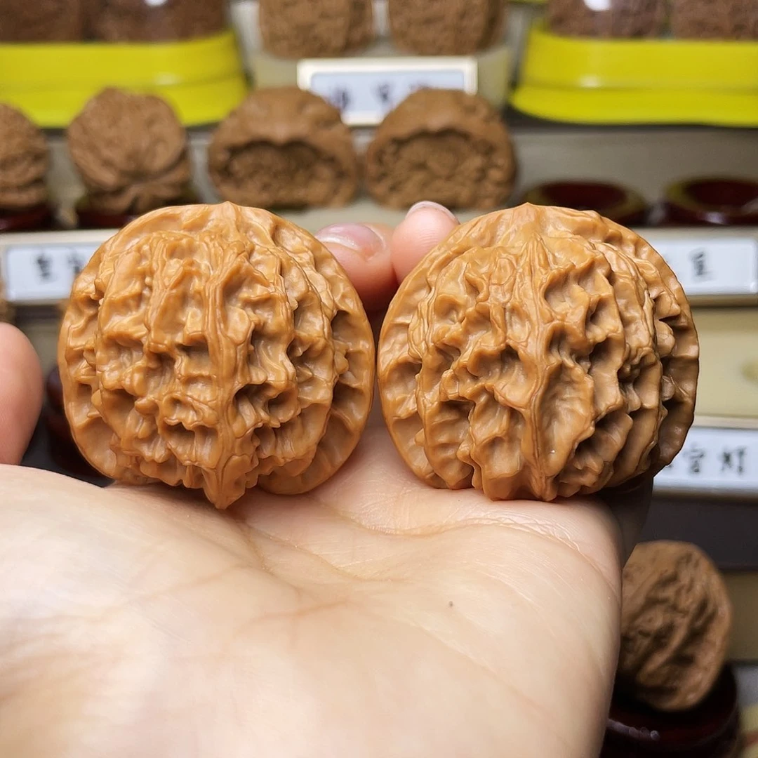 把件文玩核桃戒*～苹果园42左右