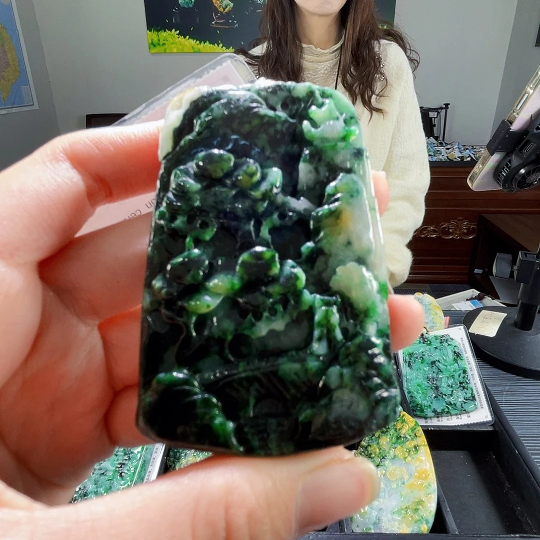 颈饰未镶嵌翡翠翡翠