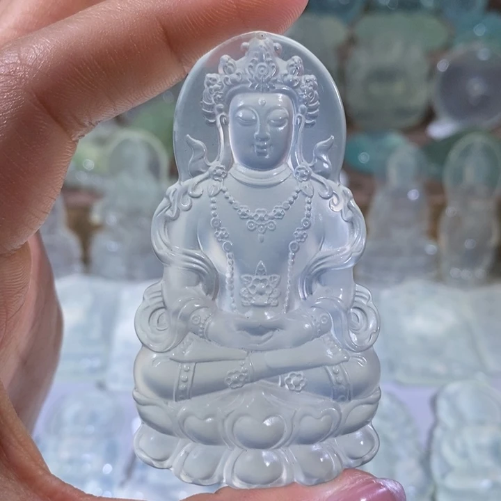 岫玉未镶嵌吊坠吊坠