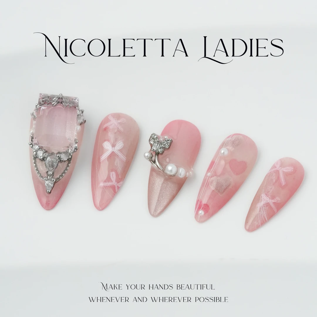 Nicoletta Ladies【甜心】2025春季新款高级感小众品牌手工穿戴甲