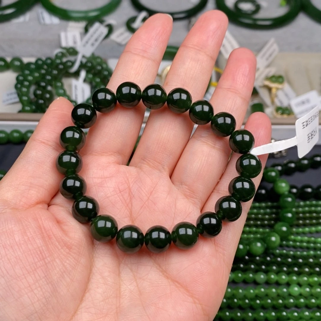 未镶嵌手链和田玉（碧玉）幸**羊10