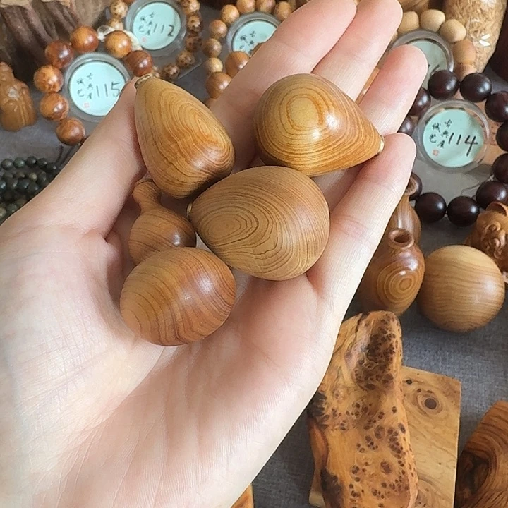 柏木（崖柏）太行崖柏手工水滴 葫芦随机