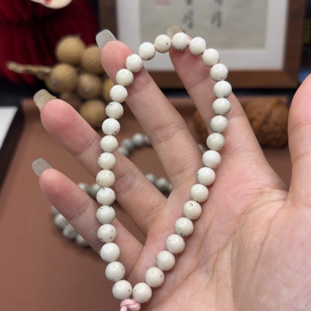 星月菩提吊坠7mm圆珠细星手持头条