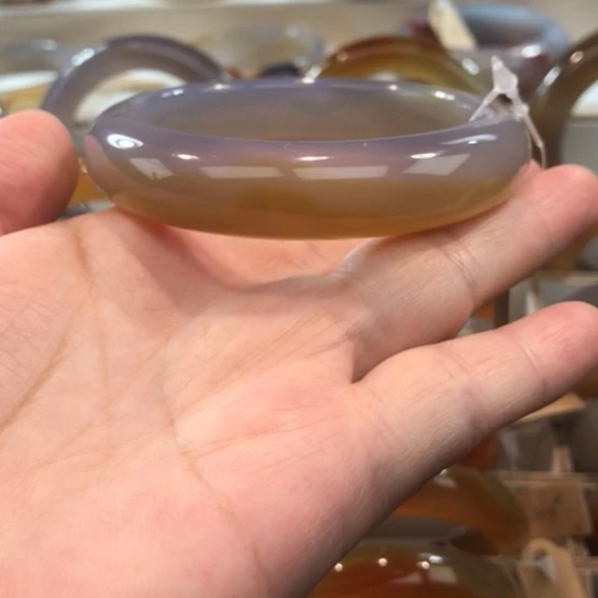 玛瑙/玉髓未镶嵌手镯10号