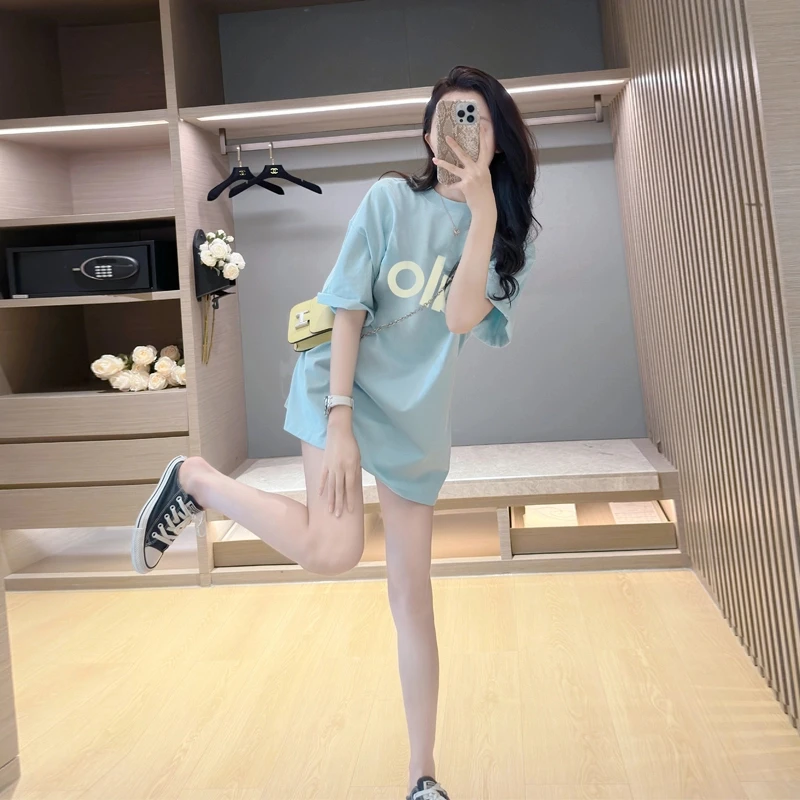 洋气衣服小众美式情侣款纯棉短袖t恤女夏痞帅炸街慵懒风ins上衣潮