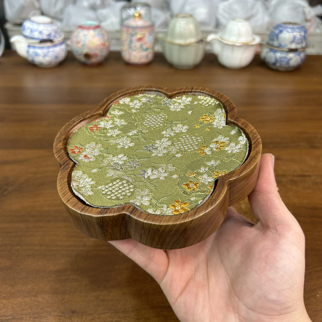 F891-梅花干泡壶承小茶盘