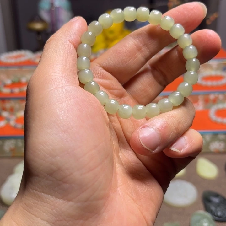 和田玉未镶嵌手链