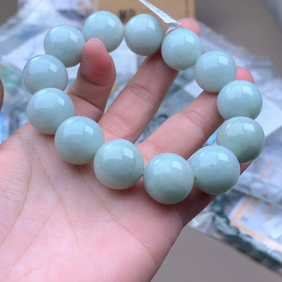未镶嵌手串定制翡翠