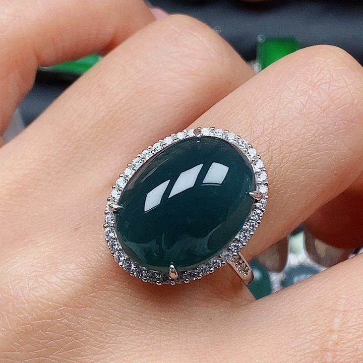 翡翠戒指未镶嵌戒指