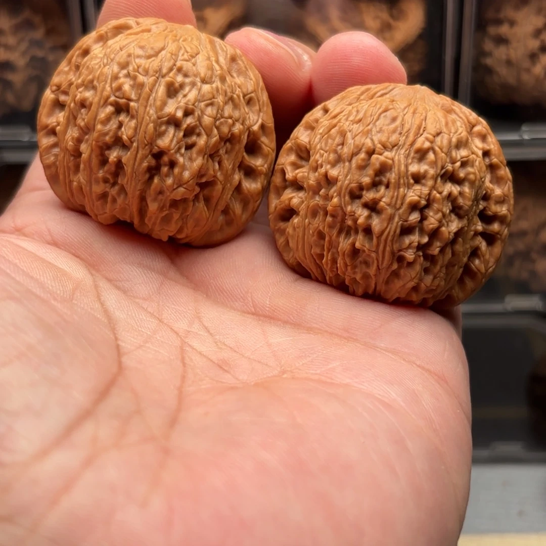 文玩核桃把件小**C绣球