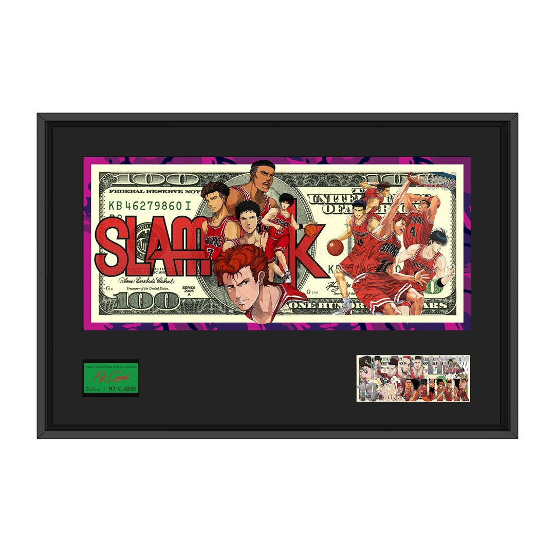 疯马流|艺术家RJCgeek亲签限量美金潮流艺术品质版画精美装裱礼物