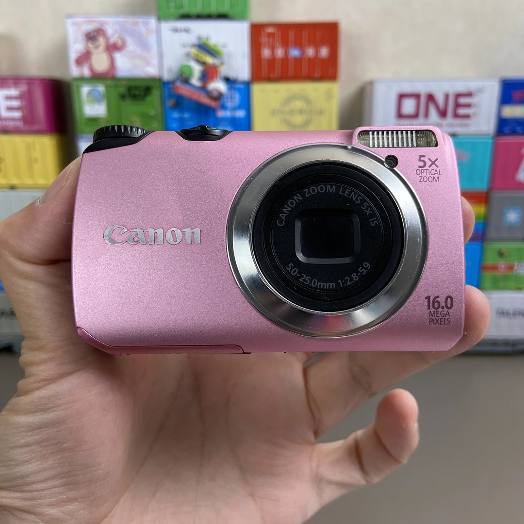 95新 Canon/佳能 【A3300】5倍光学变焦 1600万像素 粉色冷白