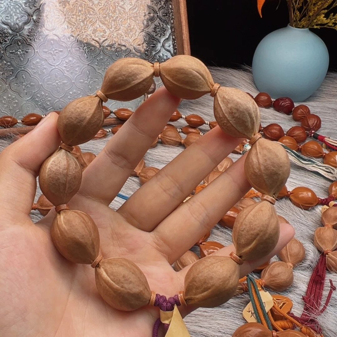 橄榄核手串梅林铁核19×26素串鲨鱼背