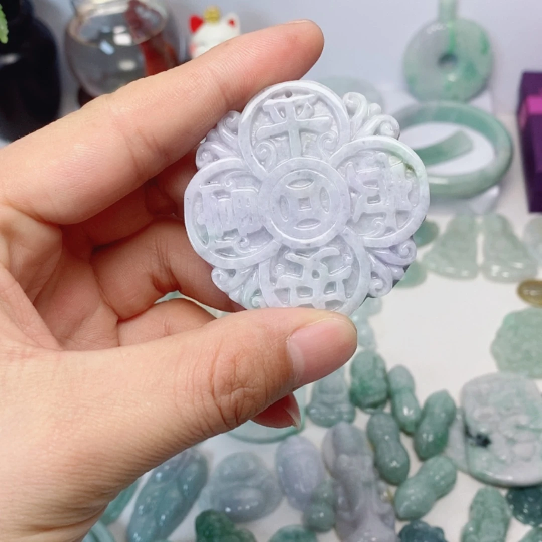 翡翠未镶嵌吊坠(不含链)翡翠牌