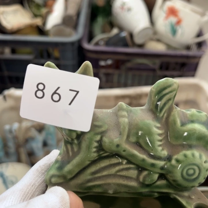 黄**⻌工艺品摆件三867