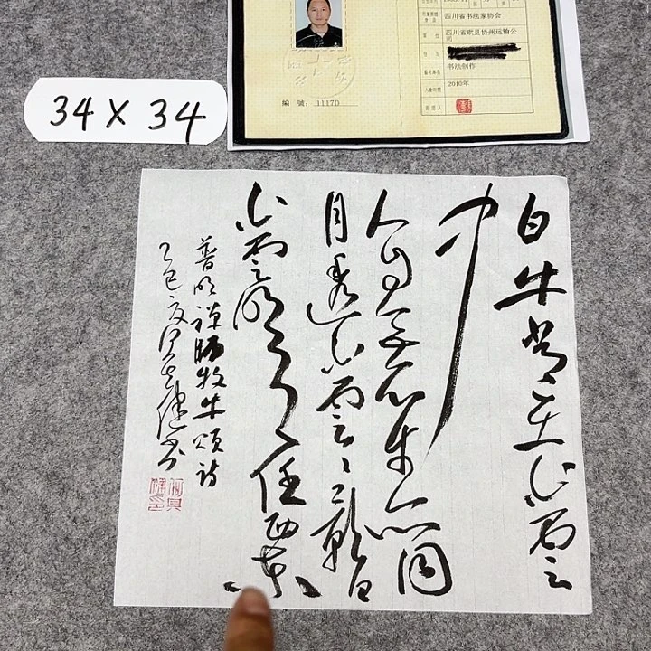 书法中书何其健34+34纯手写