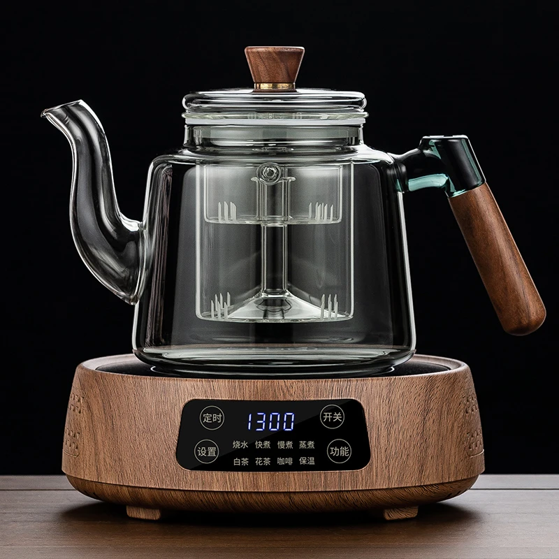 耐热玻璃煮茶壶蒸煮一体2024新款家用电陶炉煮茶器功夫烧水泡茶