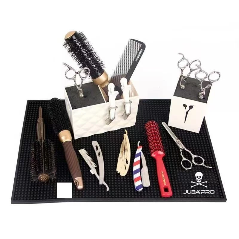 发型师工具防滑垫理发店美发收纳美发工具桌垫