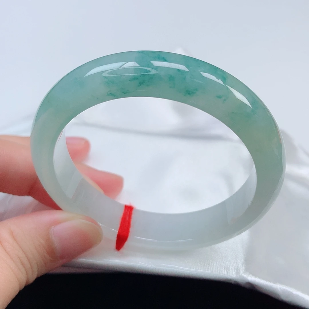 未镶嵌手镯翡翠54正圈