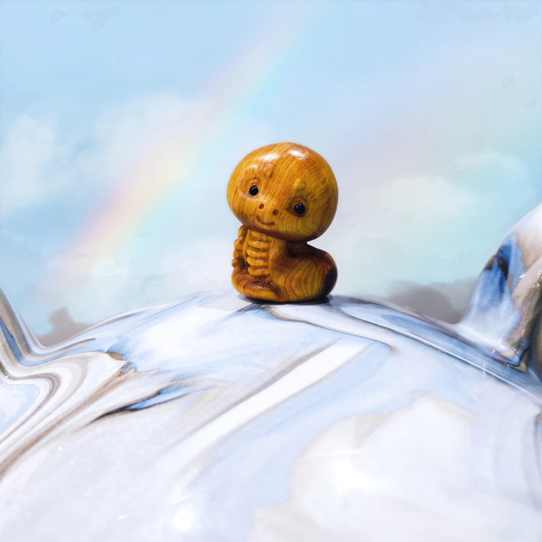 p-22   蛇年潮流摆件桌面创意整蛊小玩具