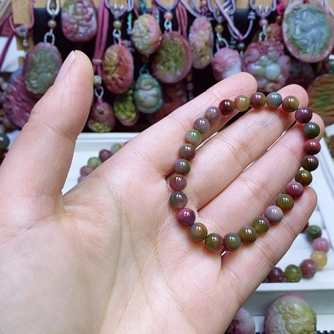 玛瑙/玉髓盐源玛瑙手链未镶嵌