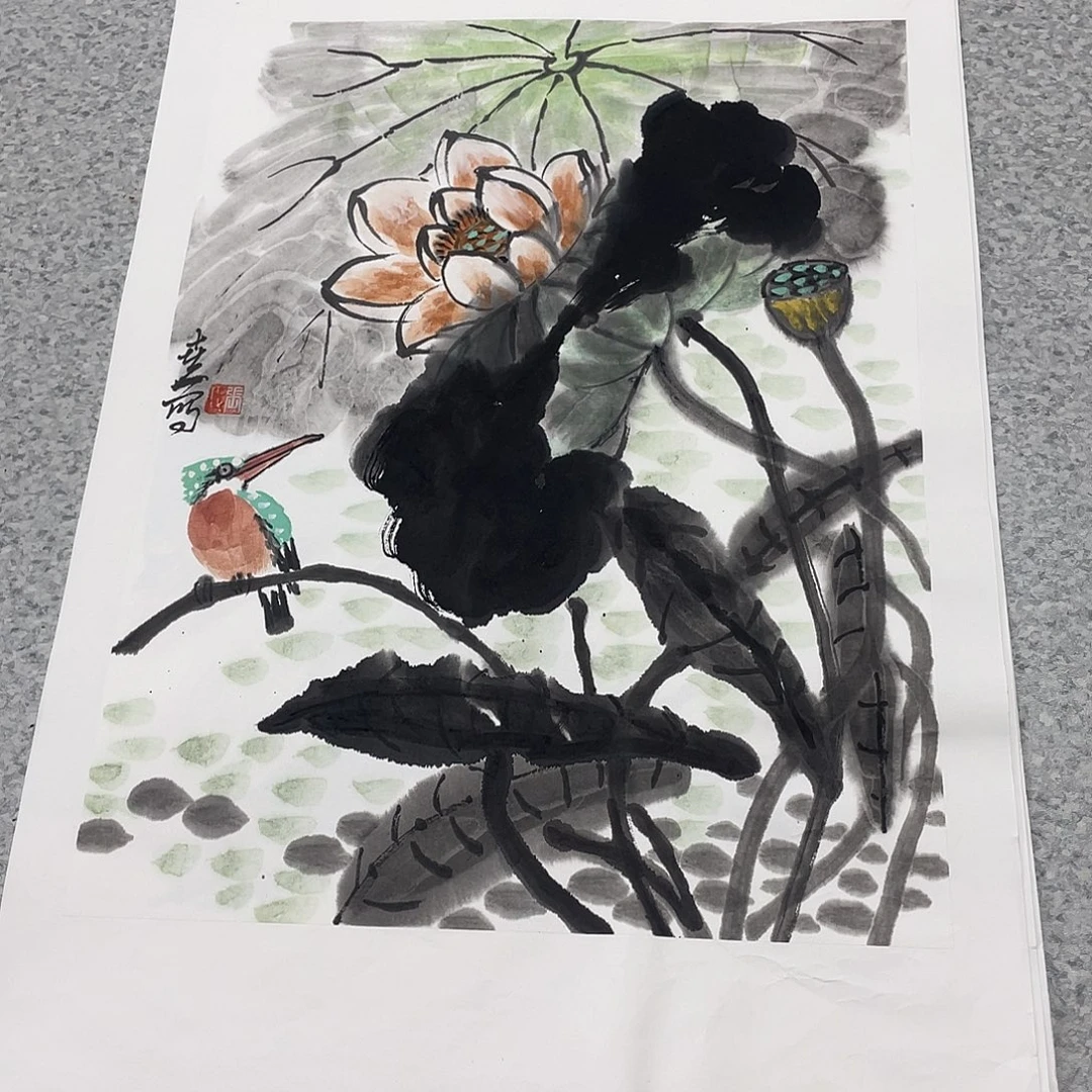 国画1.4平尺国画作品