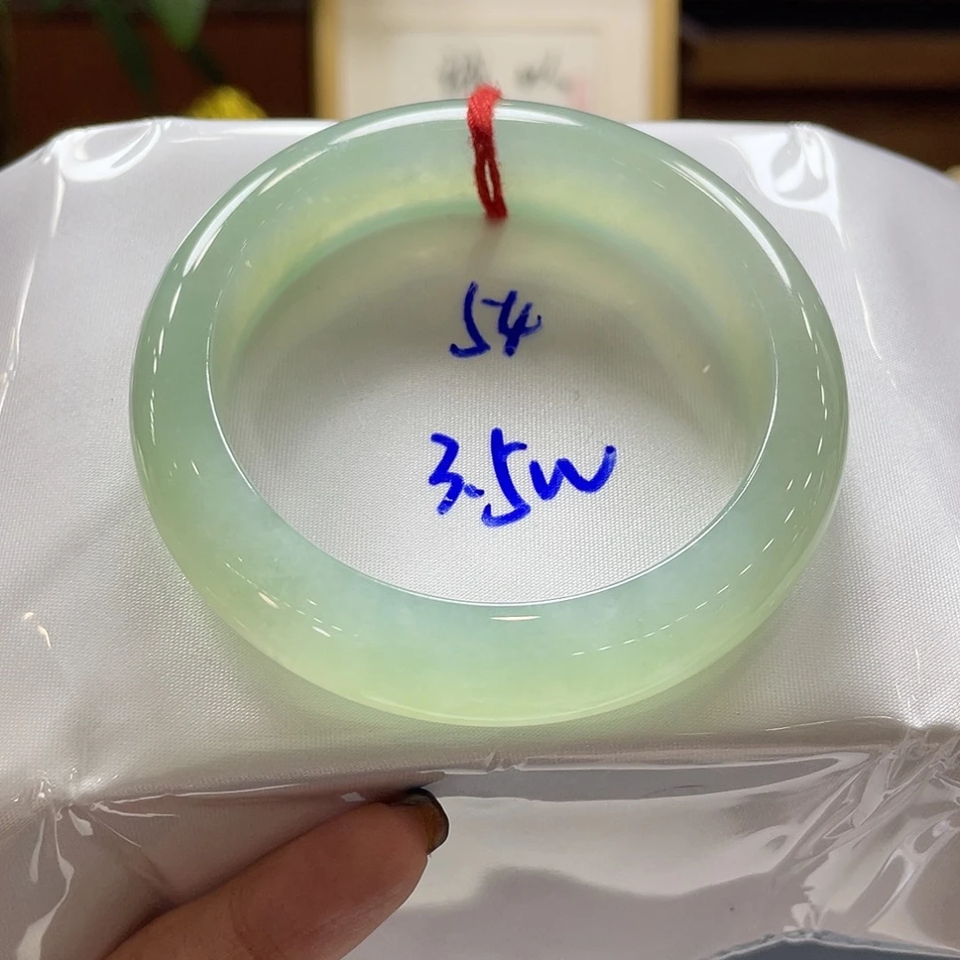 翡翠未镶嵌手镯44号