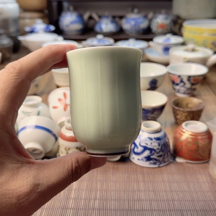 青花瓷器杯子茶具