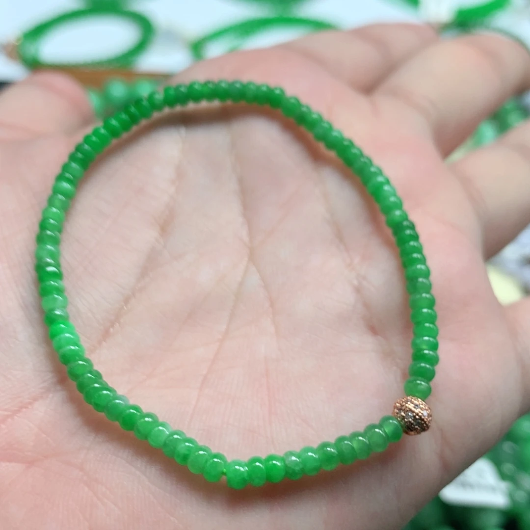未镶嵌手链翡翠翡翠