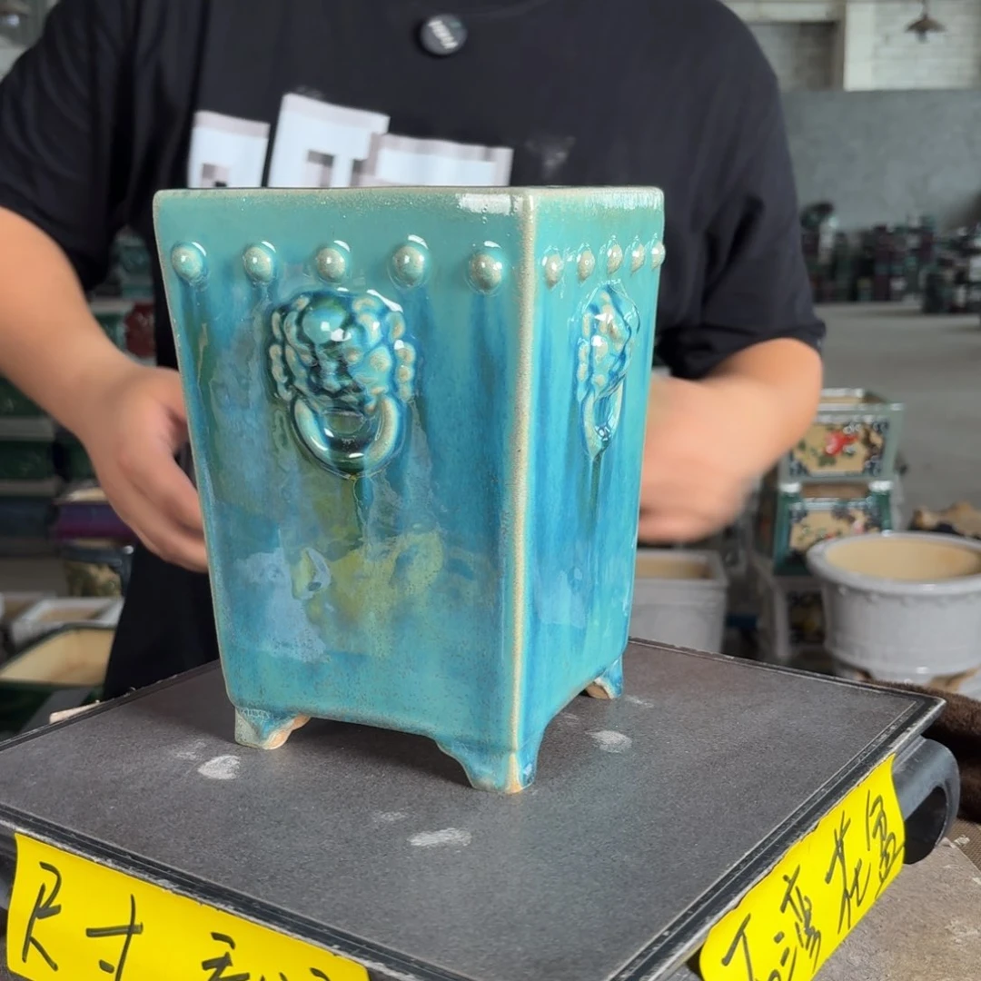 。一风堂石湾花盆 微瑕 内12*19