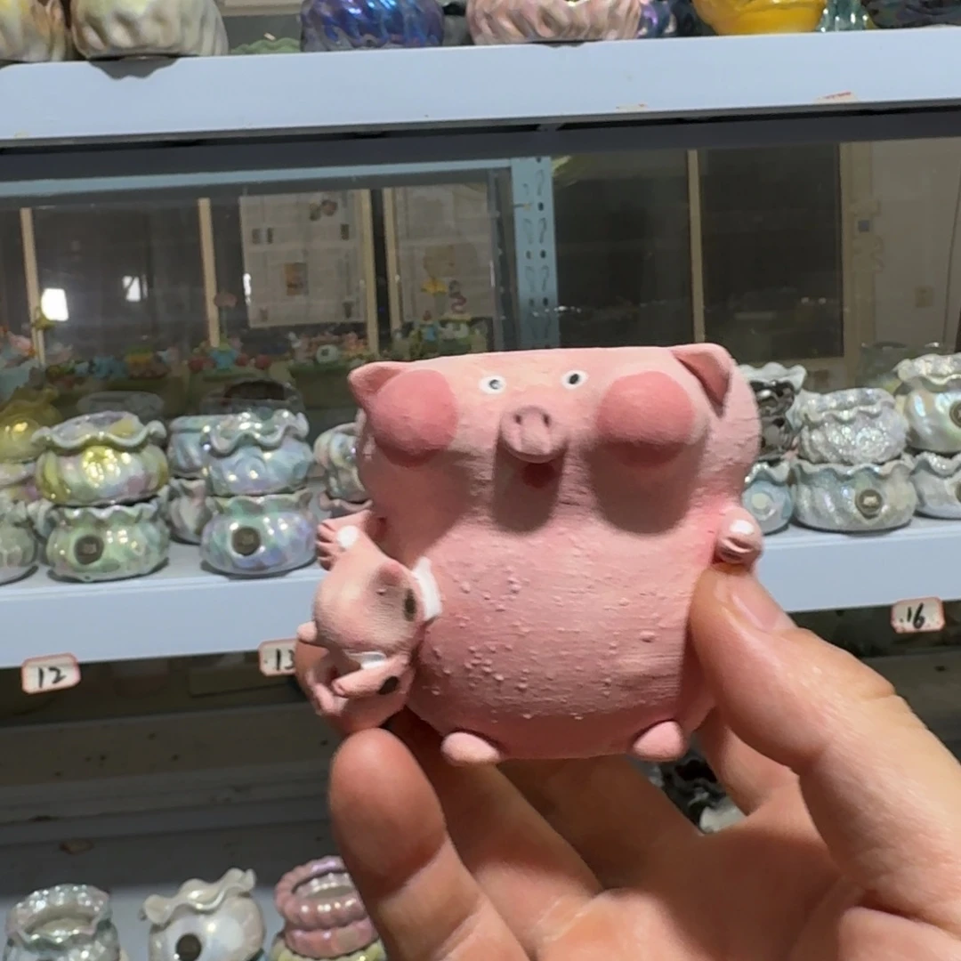 厂家直销手工花盆摆件微瑕