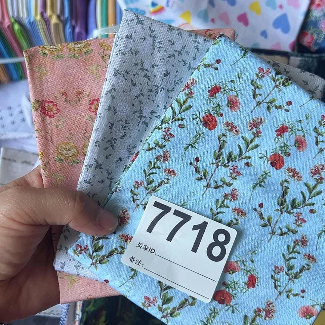 3片品牌纯棉小布块45.50厘米一片