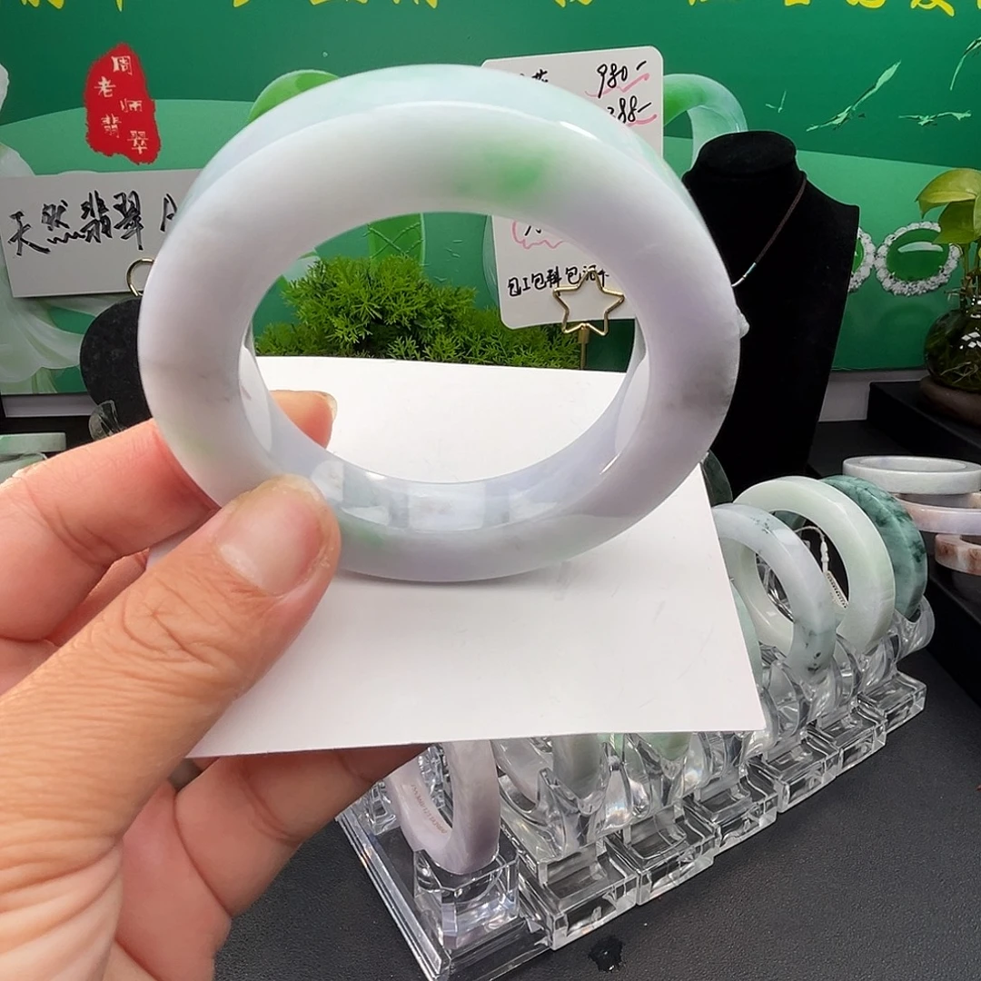 定制翡翠未镶嵌翡翠手镯绿乌鸡翡翠手镯圈口53-63