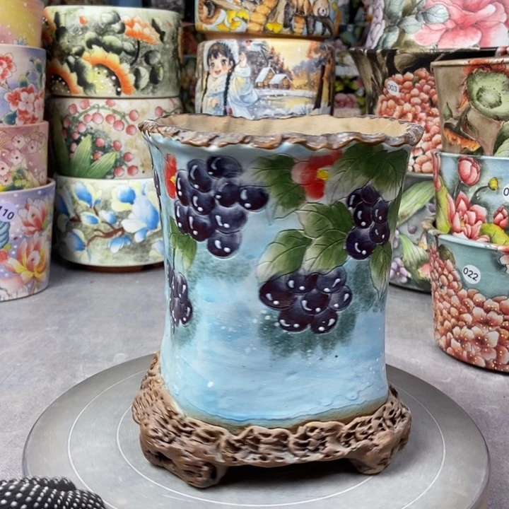 红陶景德镇艺术手绘作品