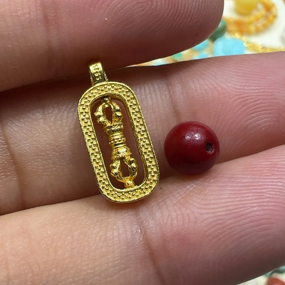 南红玛瑙银S925镀金镶嵌颈饰
