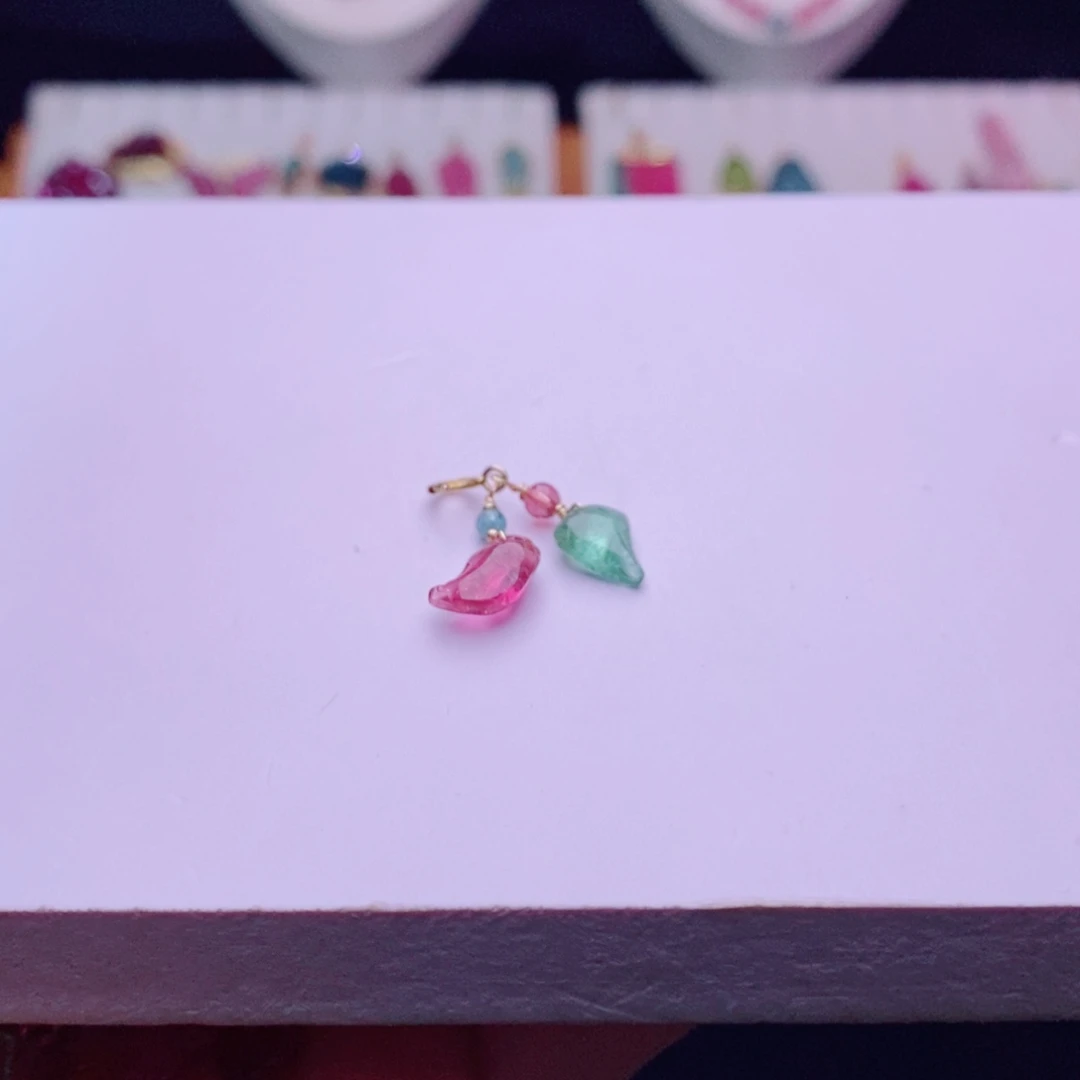 未镶嵌小提溜m碧玺